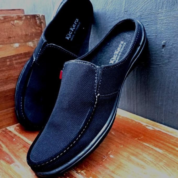 Sepatu Sandal Pria Bustong Sepatu Sandal Pria Bahan Kain lefis
