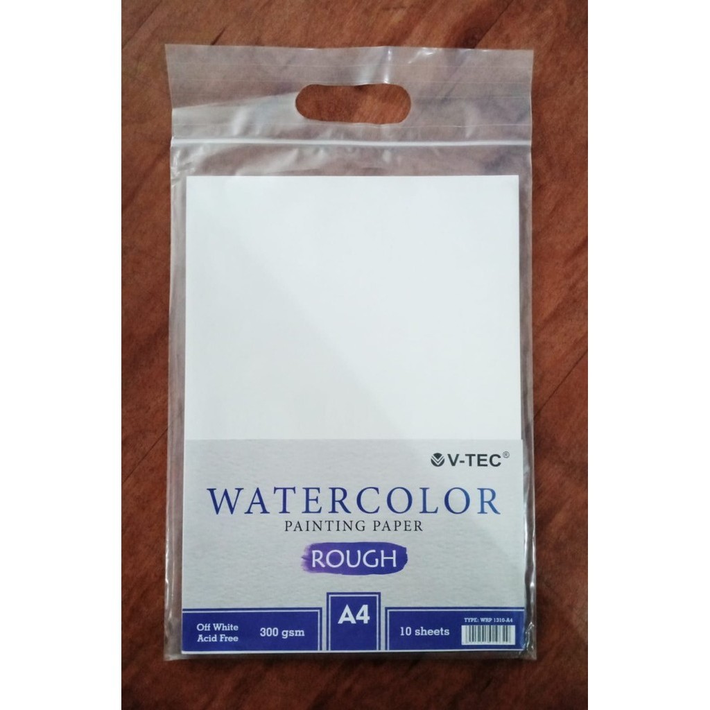 

Segera Miliki Watercolor Painting Paper V-Tec Rough 300 Gsm Off White Wrp-1310/1305 Promo