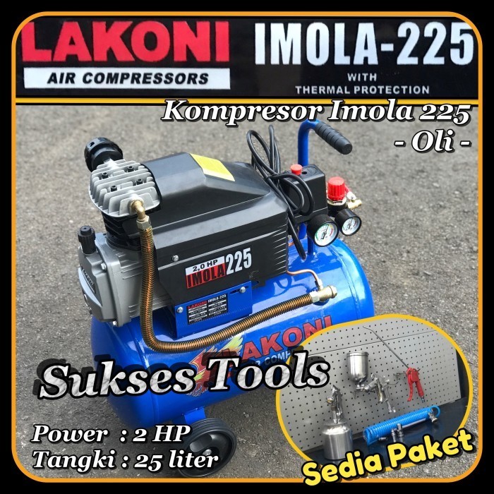 Terbaru Kompresor Angin Listrik Lakoni Imola 225 Imola225 Kompressor 2 Hp 25 L Promo Terlaris