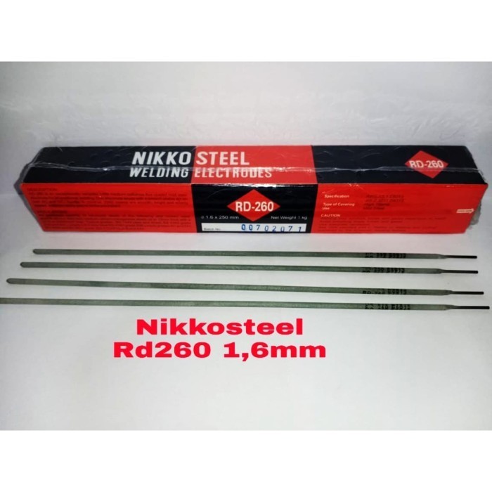 Terbaru Kawat Las Elektroda 1,6Mm Kawat Las Listrik Nikko Steel Rd260 1,6Mm Promo Terlaris