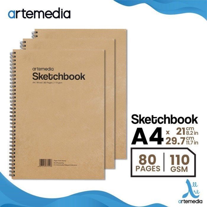 

Wow Buku Sketsa Artemedia Sketchbook Wired A4 Craft Cover Jilid Spiral 110 Hot Sale