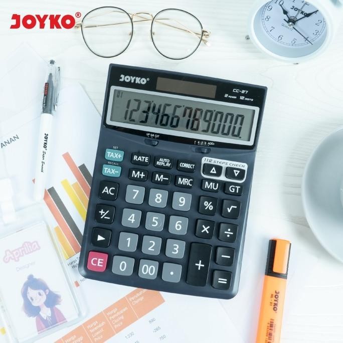 

Hot Sale Calculator / Kalkulator Joyko CC-27 / 12 Digits / Check Correct ,.