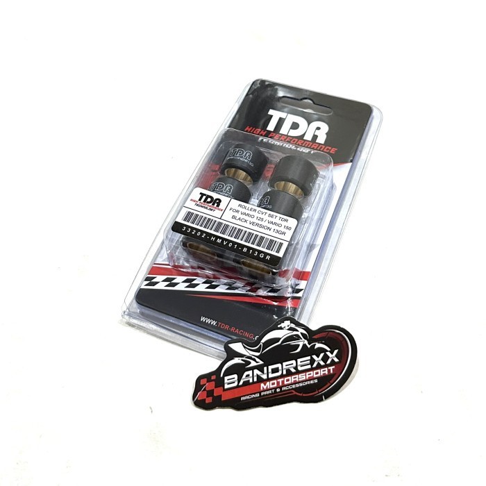 Roller TDR Black Teflon 13 Gram Original For Vario 160-PCX 160-ADV 160