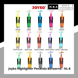 

Joyko Highlighter Penanda Berwarna - HL-8