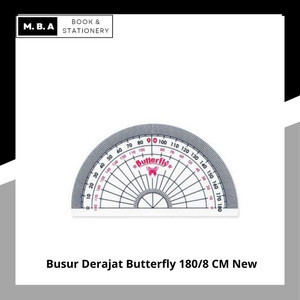 

Busur Derajat Butterfly 180/8 CM New