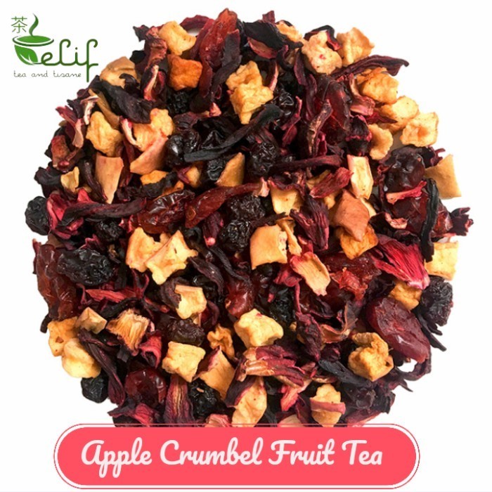 

Apple Crumble Fruit Tea : Apple, Strawberry, Sea Buckthorns, Orange