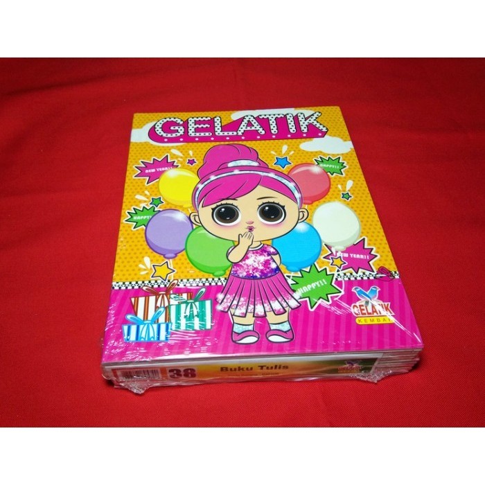 

Hari Ini Gelatik Kembar Buku Tulis 38 Lbr ( 1 Pack - 10 Pcs ) Terbatas