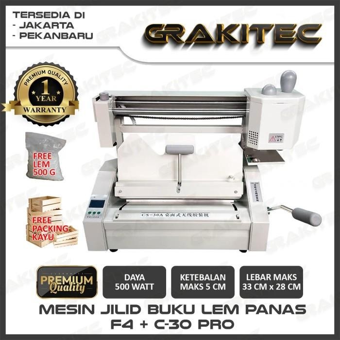 Mesin Jilid Buku Bending Lem Panas Grakitec