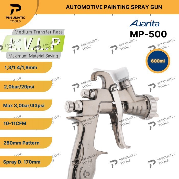 Spray Gun Auarita Mp500 Lvlp - Automotive Painting Spray Gun Mp-500 Terlariss 