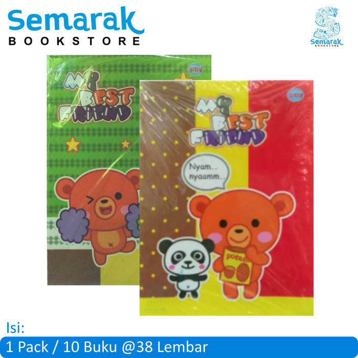 

Cuci Gudang Sidu Sinar Dunia Sidu Buku Tulis Sekolah Isi 38 [1 Pak/10 Buku] Berkualitas