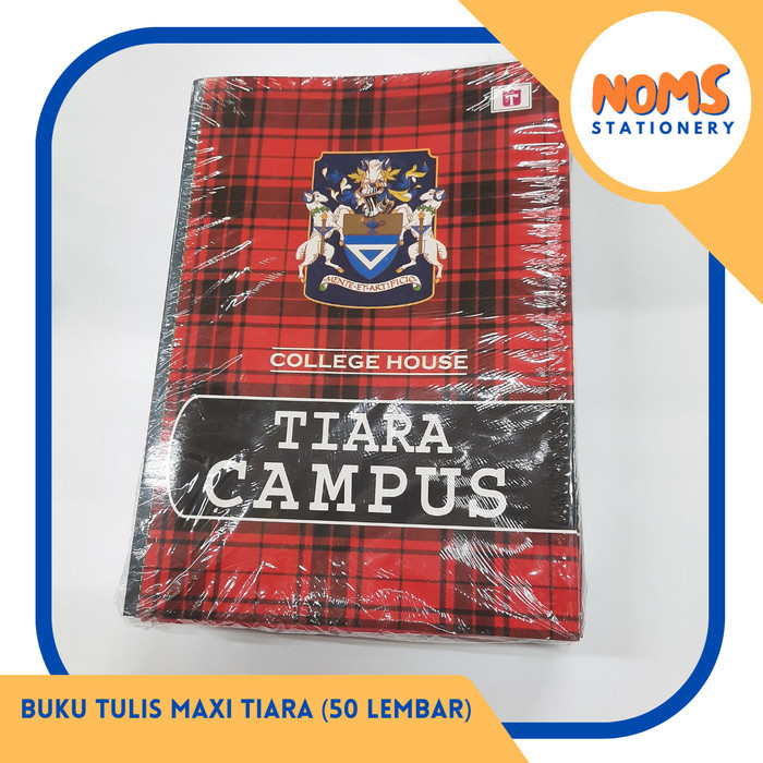 

Terbatas Buku Tulis Tiara Maxi Campus Isi 50 Lembar (1 Pack Isi 10 Buku) Gilaa!!!