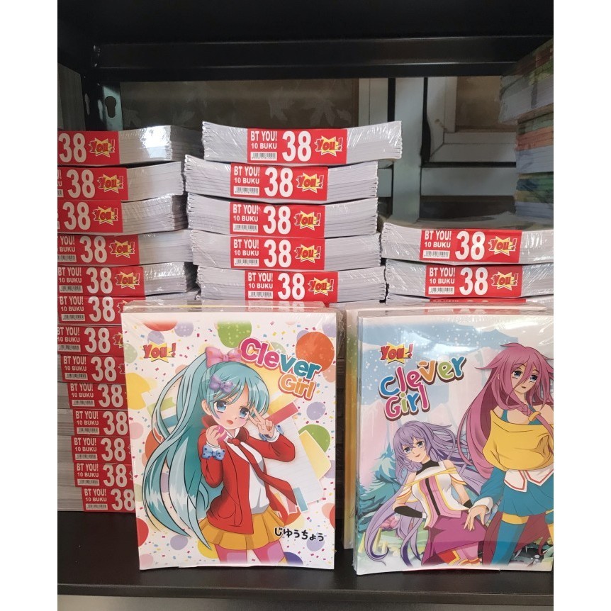 

Produk Buku Tulis Kiky You 38 Isi 10 Gilaa!!!