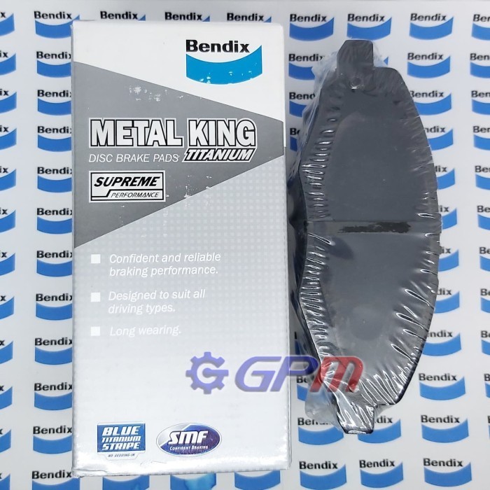 BENDIX INNOVA 2004-2015 METAL KING TITANIUM Kampas Rem Depan DB1751MKT