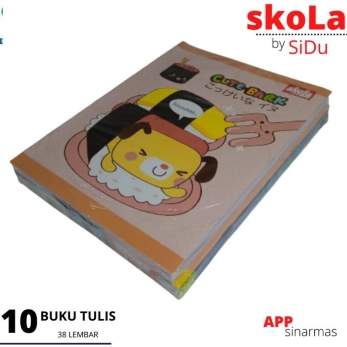 

Hemat Buku Tulis Murah Sinar Dunia Skola / Sidu 38 Lembar X 10 Buku Promo Sale!!!