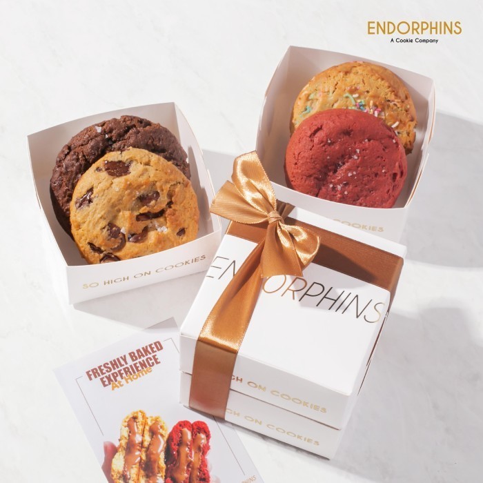 ENDORPHINS' HAMPERS PACKAGE - BOX OF 4 COOKIES