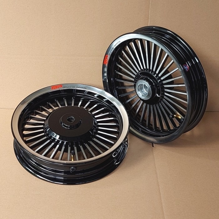 Velg Ring 12 Top Retro Black Chrome Vario110 Beat
