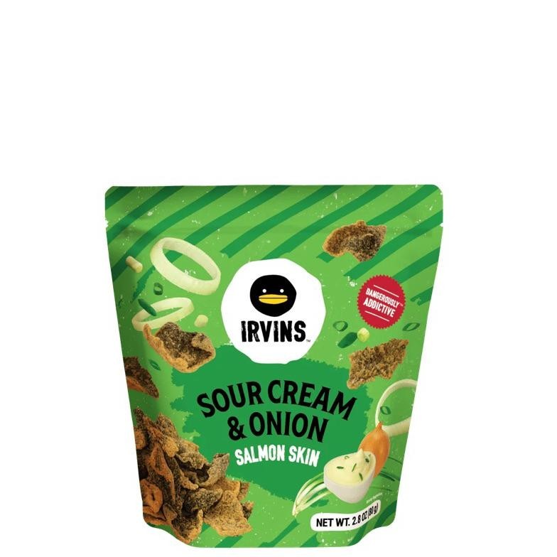 

IRVINS SOUR CREAM AND ONION SALMON SKIN (80G)