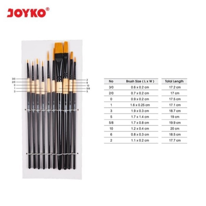 

BRUSH / KUAS LUKIS KALIGRAFI / KUAS LEMBUT - JOYKO TERMURAH