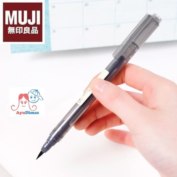 

MUJI - Soft Brush Pen - Pena kaligrafi / Calligraphy Pen HRG DISKON