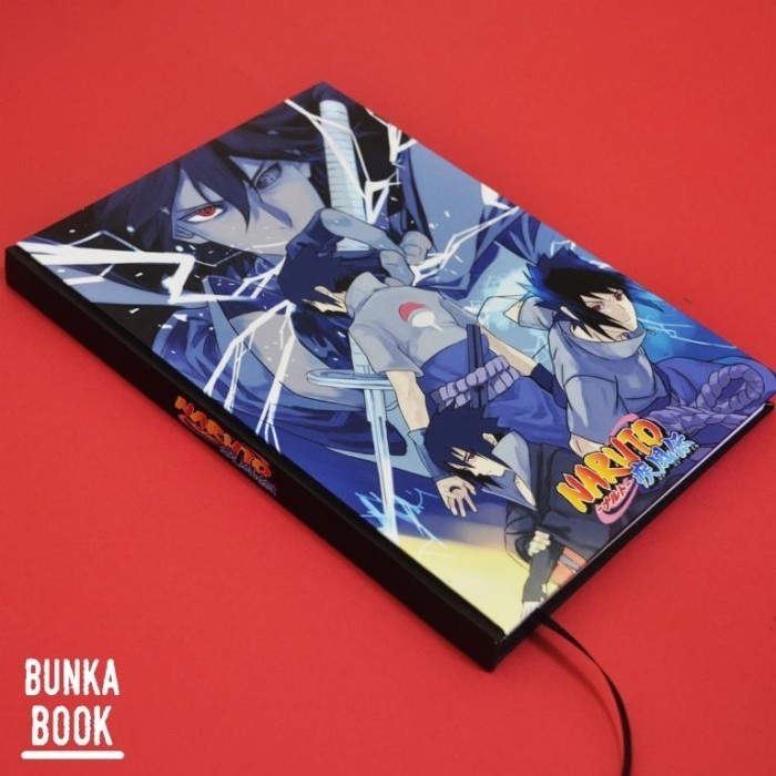 

Hari Ini Note Book Anime Naruto Sasuke Hardcover Bagus