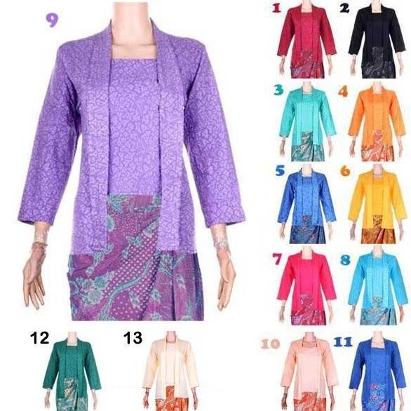 kom Kebaya Embos | Kutubaru | Lengan Panjang Dinda Warna 8