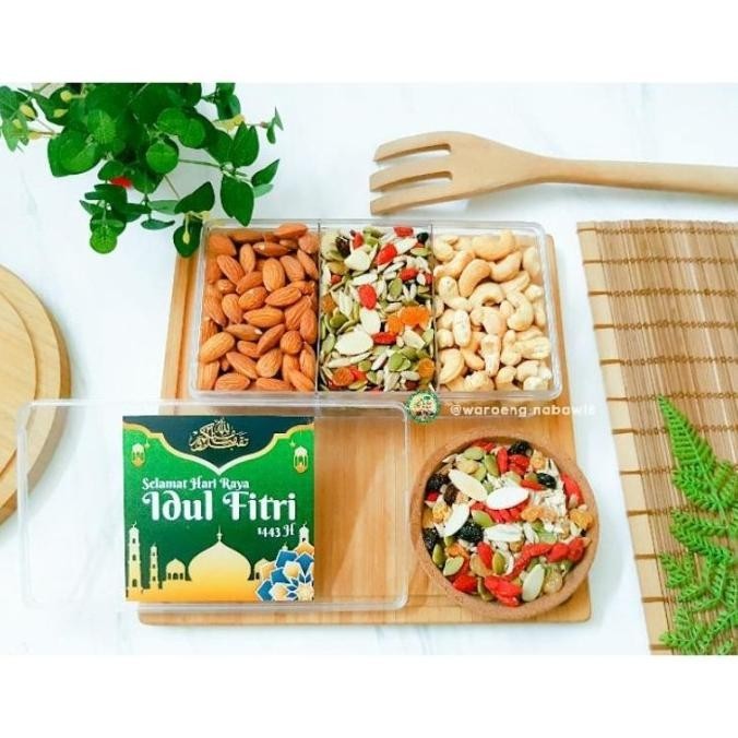 

Hampers Idul Fitri / Parcel Lebaran / Paket Sekat 3 C (Mix Seed & Charahiro3