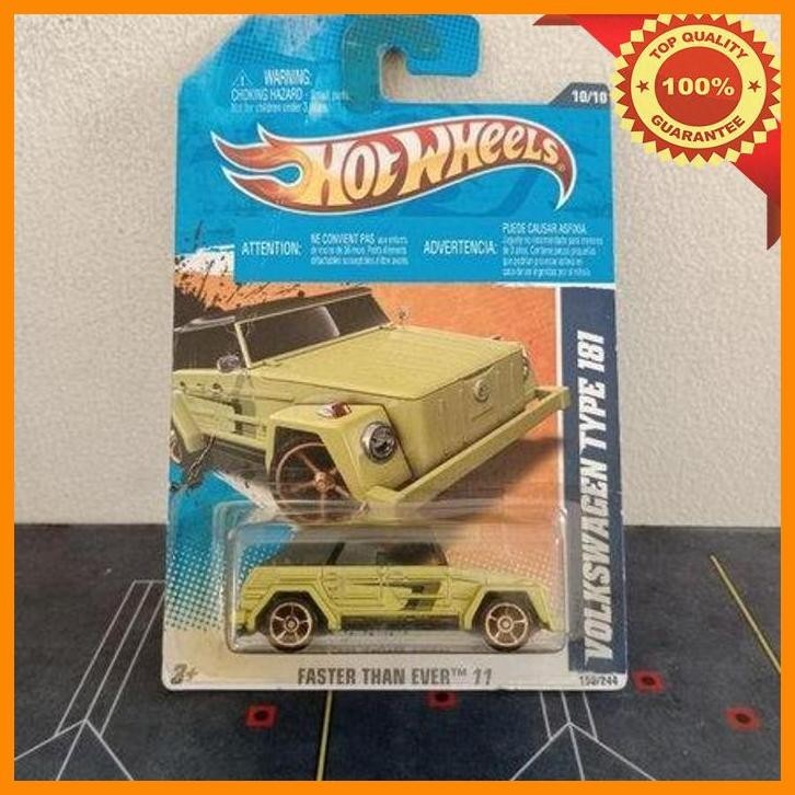 (bk hend) hotwheels volkswagen type 181 hijau