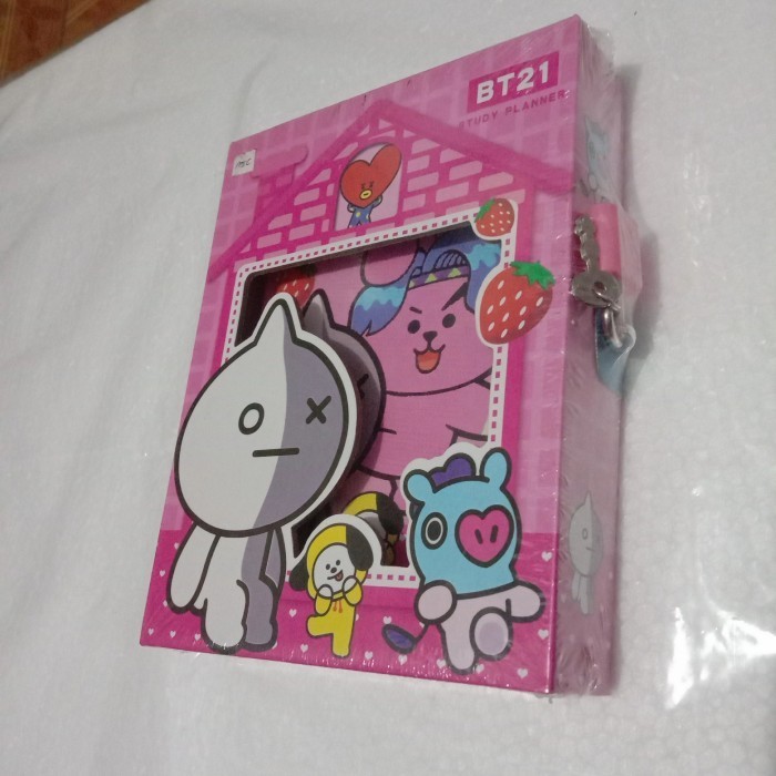 

Cuci Gudang Buku Diary Kunci Gembok Bt21 / Buku Diary Kunci Karakter / Diary Kunci Bergaransi