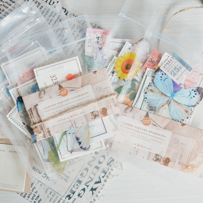 

Diskon Journal Kit Pahe Vintage Flower Garden Ephermera Bergaransi