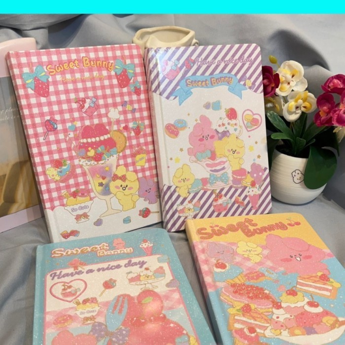 

Cuci Gudang Buku Diary Sweet Bunny Buku Diary Karakter Lucu Unik Jurnal Murah
