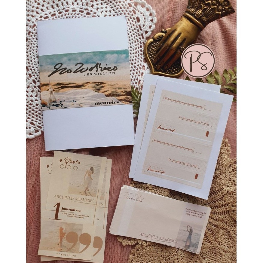 

Mudah [Project Sundays] Journaling Kit - Memoirs - No Worries Trendi