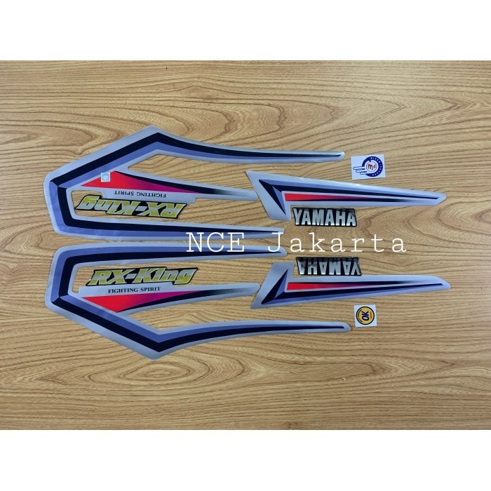 PAKET STIKER STRIPING EMBLEM RX KING 2001