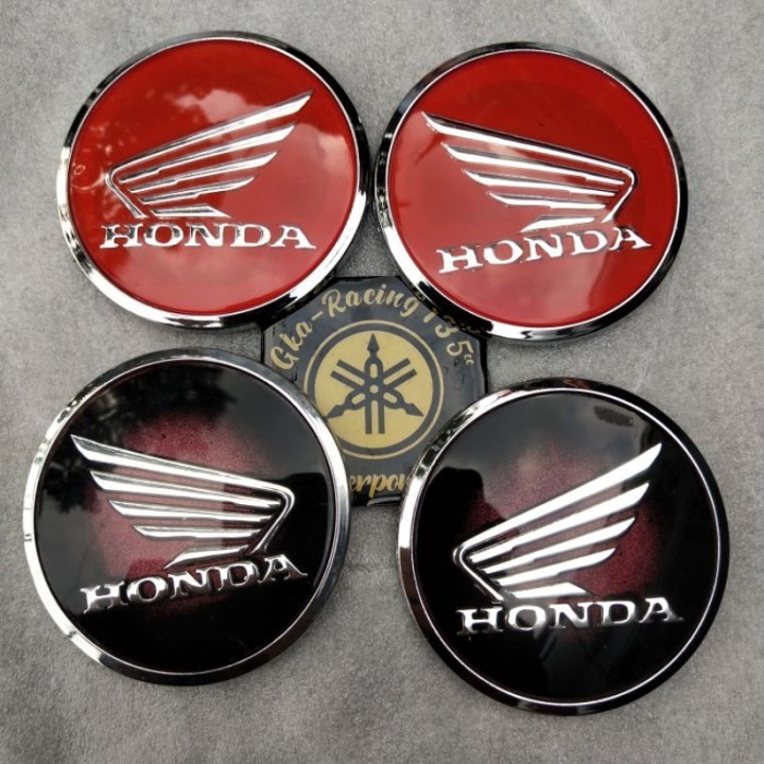2pcs emblem logo Honda cbr 250 600 1000 900 400 3D permukaan melengkun