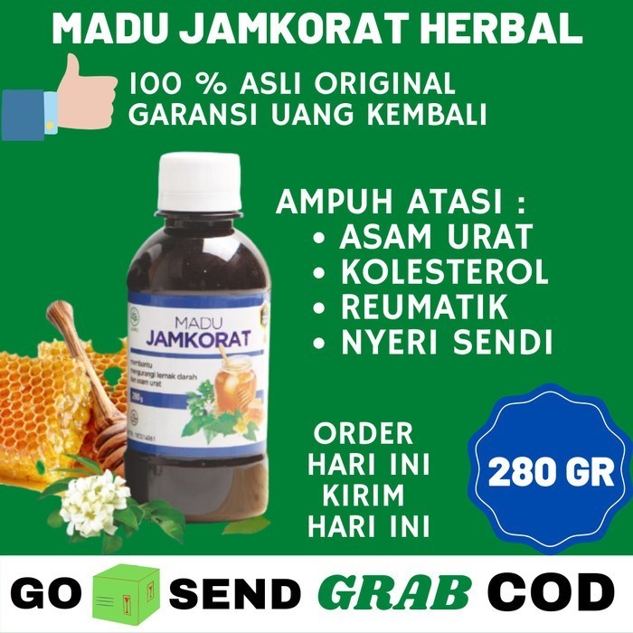

Madu Jamkorat Asli Original Obat Herbal Asam Urat Dan Kolestrol