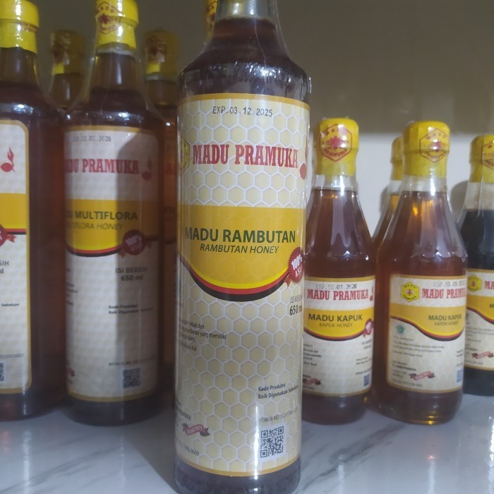

Madu Pramuka Rambutan 650ml / Madu Rambutan 650ml