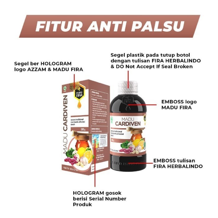 

MADU CARDIVEN 280gr - Membantu Atasi Masalah Jantung dan Stroke