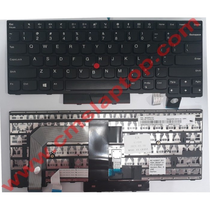 Keyboard Lenovo Thinkpad T470 T480 A475 A485