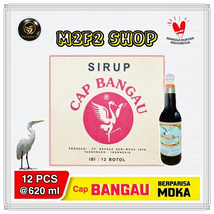 

Sirop / Sirup Manis Cap Bangau / Bango Rasa Moka - 620 ml (Karton)