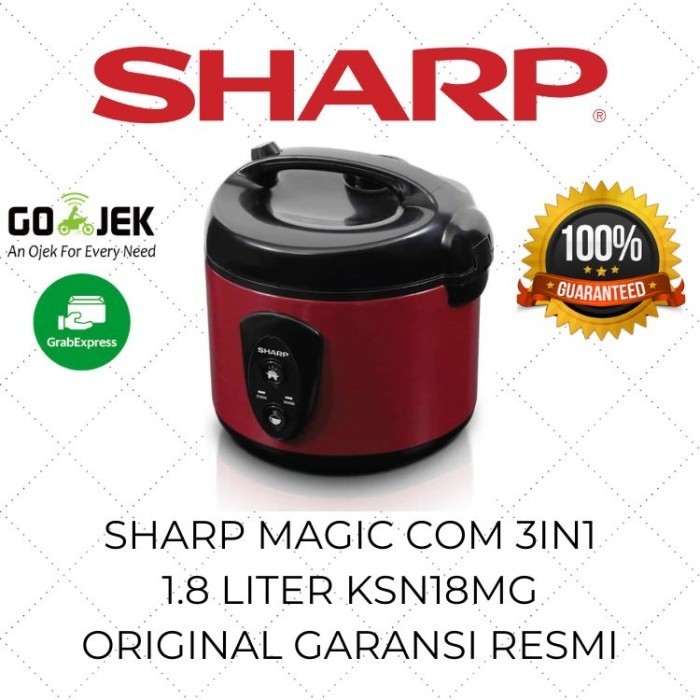 Sharp Magic Com 3in1 KSN 18MG 1.8 Liter Mejicom Mejikom Mini Murah