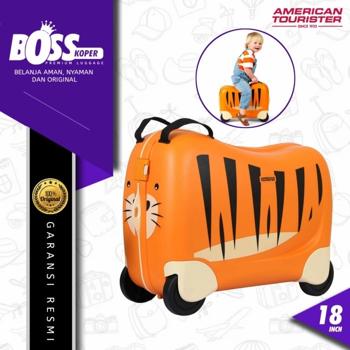 Baru Koper Duduk Anak AMERICAN TOURISTER Skittel Original Tas koper anak