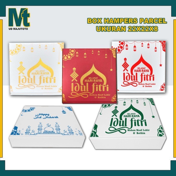 

{{{{}}] Box Eidul Fitri 22x22x8 Cm / Box Kue Kering idul fitri/Hampers Lebaran