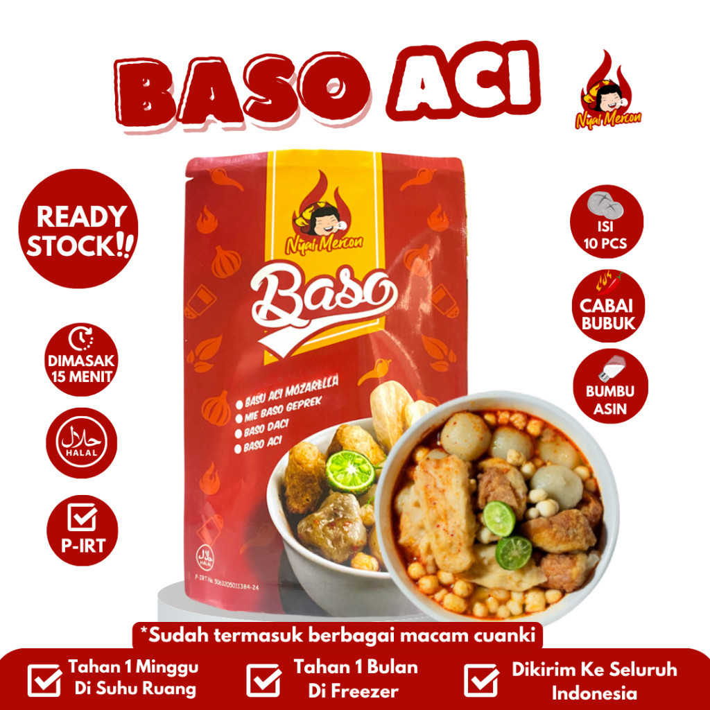 

Bakso Aci Nyai Mercon Ready Stock