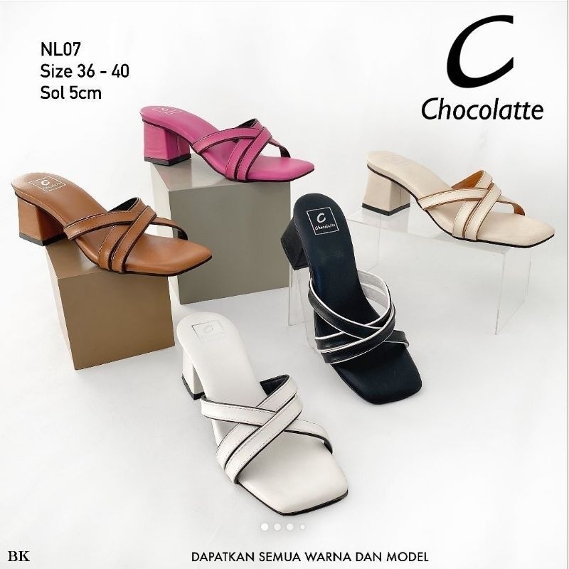 High Heels Terbaru 2022 Import Kaca Simple Elegan Murah Wanita Korean Style Branded Sepatu Sandal De