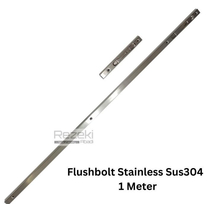 Flushbolt Dows 100Cm - Grendel Tanam Stainless Sus304 - Grendel Pintu