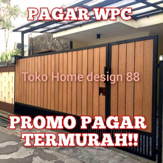 Pagar WPC / WPC pagar kayu asri tersedia banyak pilihan