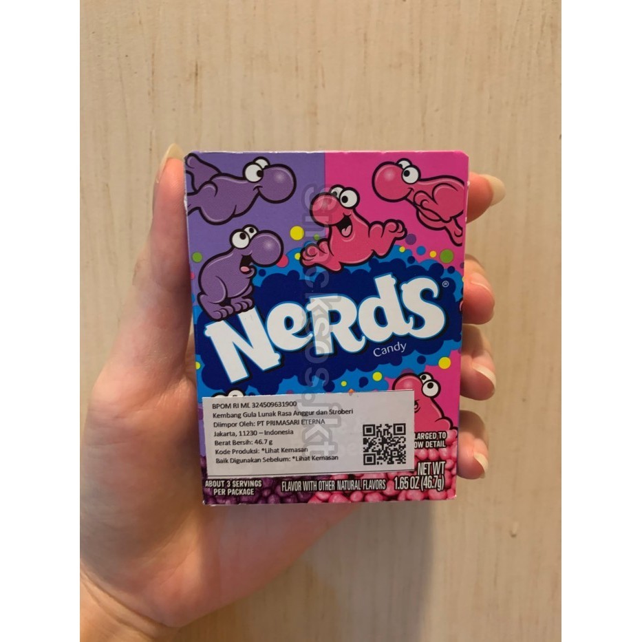 

Nerds Surf&Turf / Double Dipped / Watermelon /Grape Stroberi Candy Usa