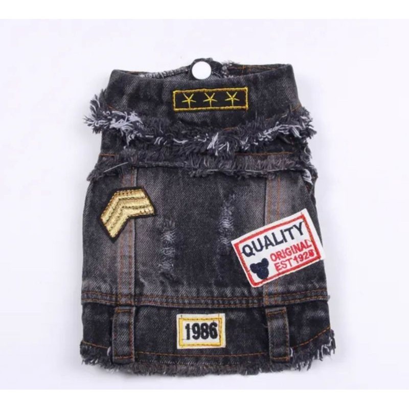 Baju anjing Kucing/ Lee Denim / baju anjing jantan