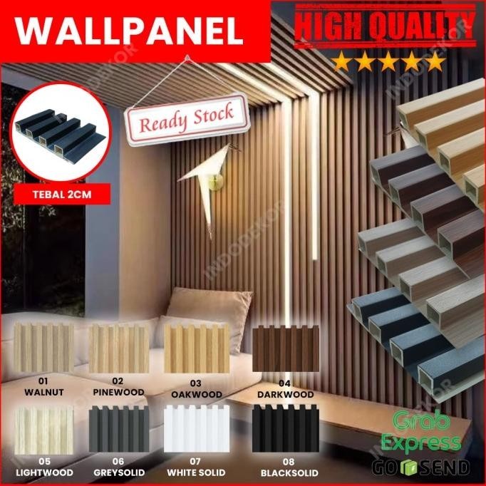 Wood Panel WPC / Wall Panel PVC / Panel Dinding Kayu / Kisi Kisi Kayu