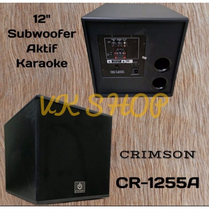 SUBWOOFER AKTIF 12 INCH CRIMSON PRO CR 1255 / CR1255