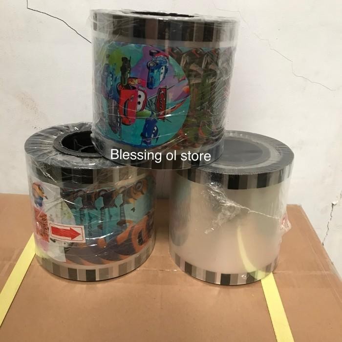 PLASTIK CUP SEALER MOTIF / POLOS / 1300 CUP